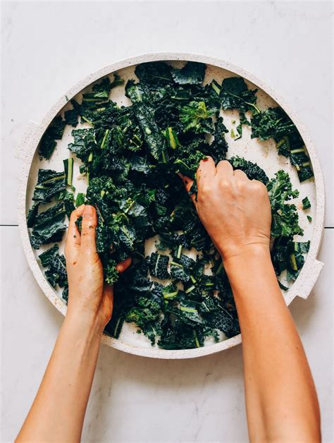 Cheesy Roasted Broccoli Chickpea Kale Salad Minimalist Baker Recipes