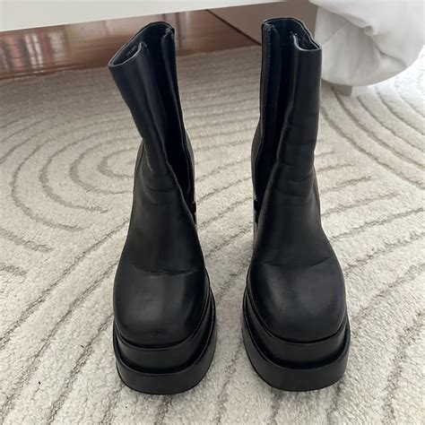 Steve Madden Black Cobra Platform Boots Size Depop