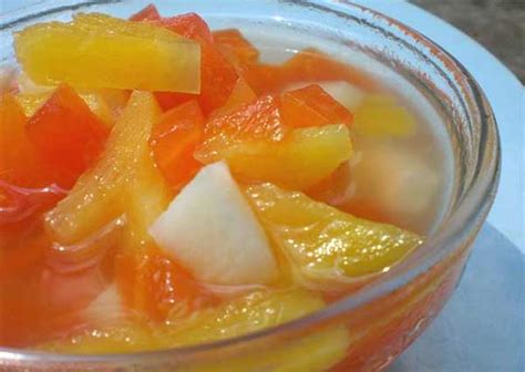 Cara Praktis Membuat Es Buah Pepaya Dan Nanas Resep Koki