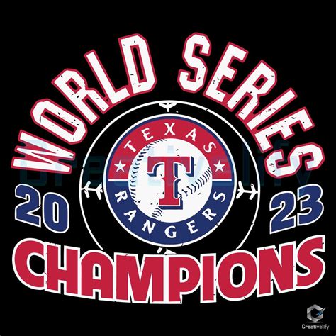 Texas 2023 Champions Svg Mlb World File Download Creativelify