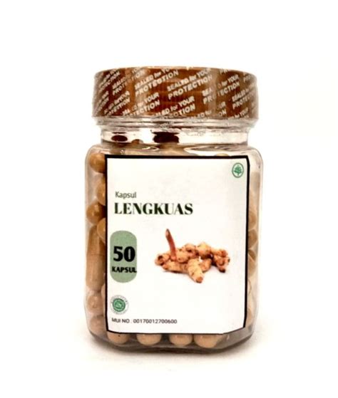kapsul lengkuas laos isi  kapsul nyeri sendi kesuburan pria