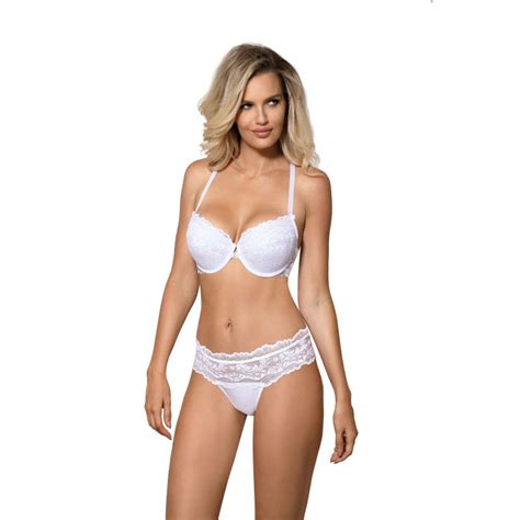 Lingerie Femme Soutien Gorge Push Up Blanc ROZA Lingerie Couleur