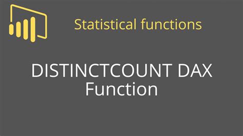 Power Bi DISTINCTCOUNT DAX Function Power BI Docs