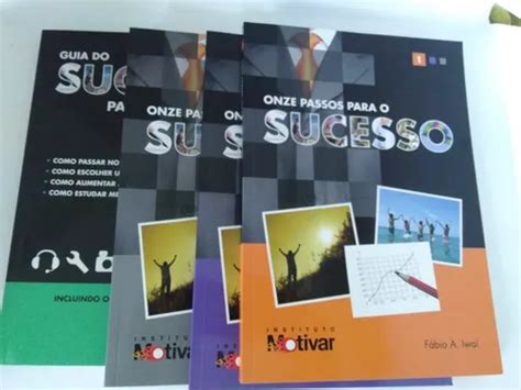 Livro Kit Onze Passos Para O Sucesso Volume E Guia Do Sucesso