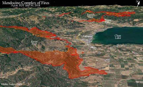 Firefighters On The Mendocino Complex Battle To Protect Structures