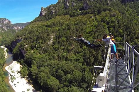 Saut L Lastique M Tres Gorges Du Tarn