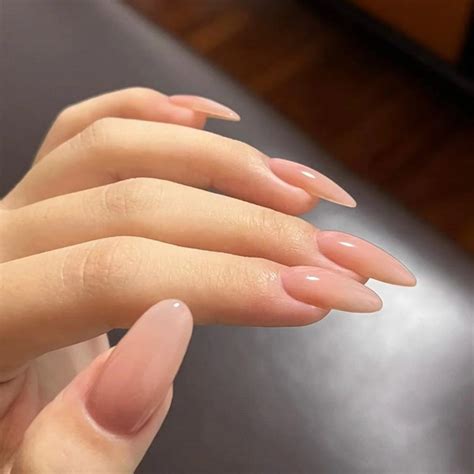 Nude Color Nails Etsy