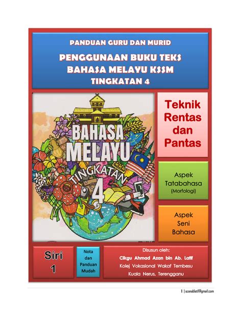 Jawapan Buku Teks Bahasa Melayu Tingkatan 4