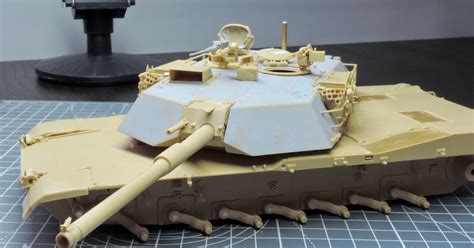 Pete's Model World : M1 Abrams Even More Turret Work