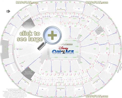 Kia Center seat & row numbers detailed seating chart, Orlando ...