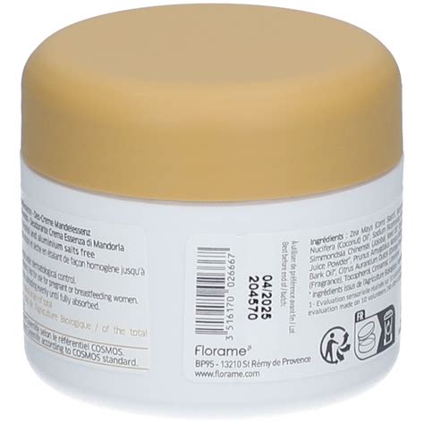 Florame Deodorant Creme Mandelessenz 24H Bio 50 g - Shop Apotheke