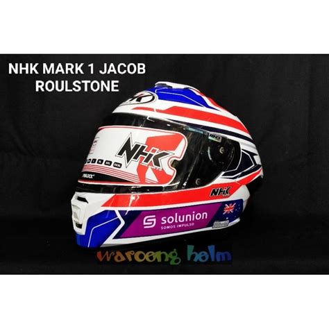 Jual Helm Nhk Mark Jacob Roulstone Single Visor Shopee Indonesia