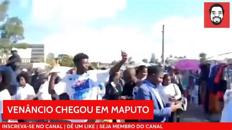 Venâncio Mondlane chega em Maputo de forma triunfal Moçambique Oié