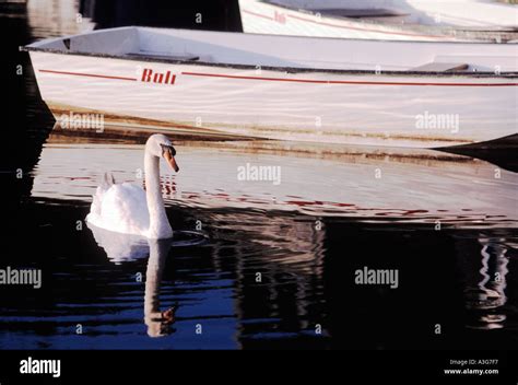 France Brittany Finistere Port Launay River Aulne Nantes Brest Canal