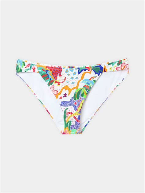 Desigual Spodnji Del Bikini Jungle Swmk Pisana Modivo Si