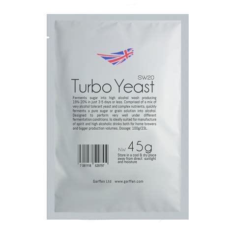 Turbo Yeast SW20 45g – Garffen Ltd