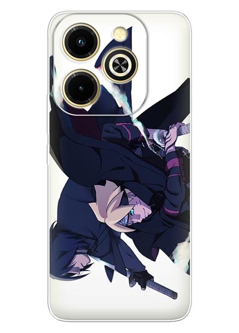 Infinix Hot i чохол з аніме картинкою силіконовий Наруто та Саске Учиха