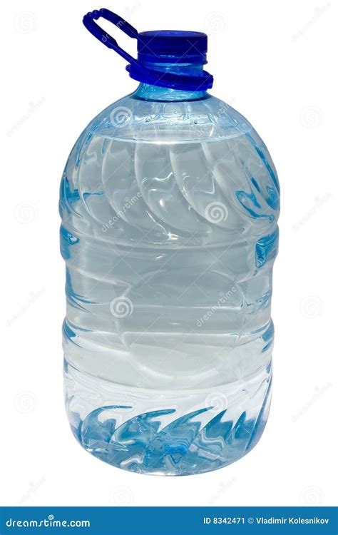 5 Liter Plastikflasche Stockbild - Bild: 8342471