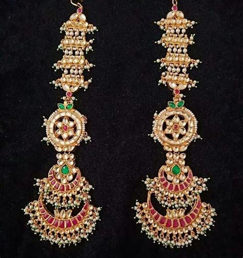 Beautiful Earing Rajputi Jewellery Jewelry Design Fashion Jewelry