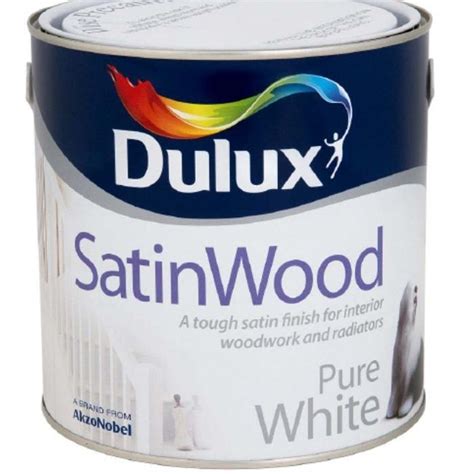 Dulux Satinwood Pure White 25ltr