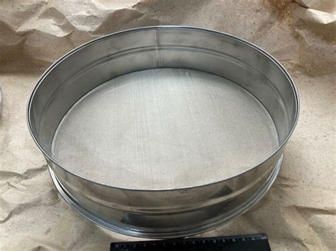 Сито размер ячейки 0,1мм (100мкм), обечайка диаметр 300мм, высота 75мм ...