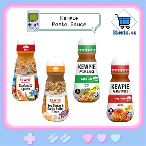 Kewpie Pasta Sauce Seafood And Spices Soy Sauce And Garlic Butter Taste 200ml🔥sg Ready Stock🔥