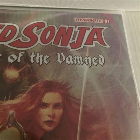 2024 Dynamite Comics Red Sonja Empire Of The Damned Foil Variant 1 Etsy