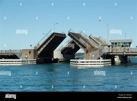 A Photograph Of The Twin Opening Bridge At Swansea Newcastle