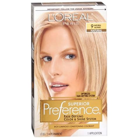 L Oreal Paris Superior Preference Permanent Hair Color Natural Blonde Pack Walmart