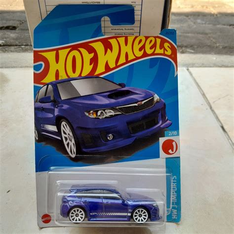 SUBARU HOT WHEELS 風火輪斯巴魯 WRX STI 藍色 蝦皮購物