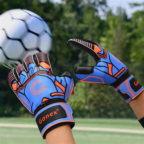 Gonex GK Goalie Gloves with Fingersave Spines | Pro-Level Soccer ...