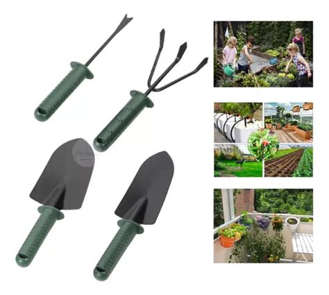 Kit Set Herramientas Jardinería 4 Piezas Cuotas sin interés