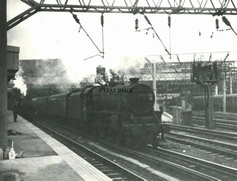 PHOTO LMS Class 5Mt 4 6 0 No 44862 With Top Feed Near Dome Leaving