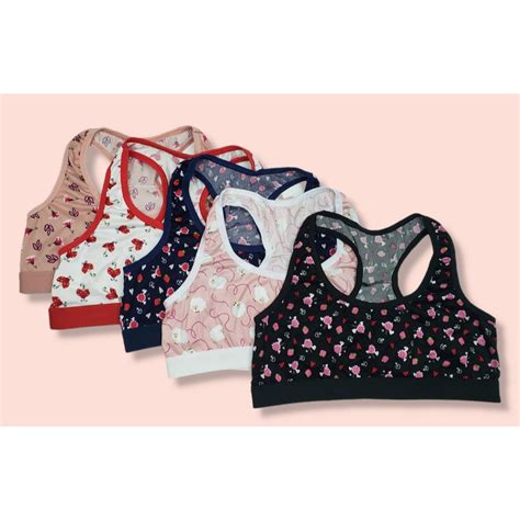 Kit Top Nadador Infantil Suti Sem Bojo Lingerie Menina Mo A Top Infantil Menina Shopee Brasil