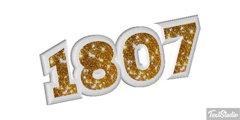 1807 Number Animated GIF Logo Designs