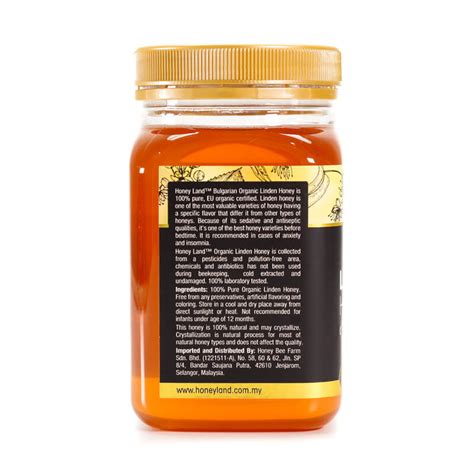 Raw Honey Organic Linden Honey Honey Land®