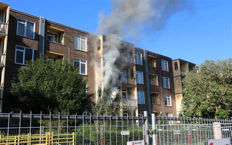 Flinke Brand Woedt Op Balkon Van Flatwoning In Groningen Dagblad Van