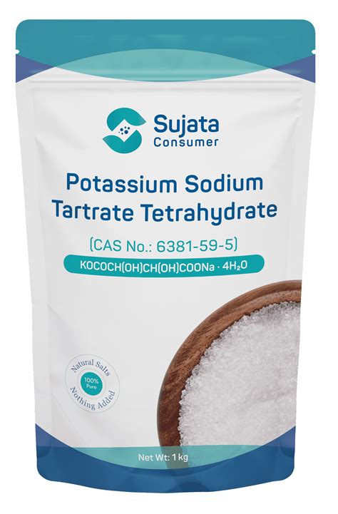 Potassium Sodium Tartrate Tetrahydrate Sujata Consumer