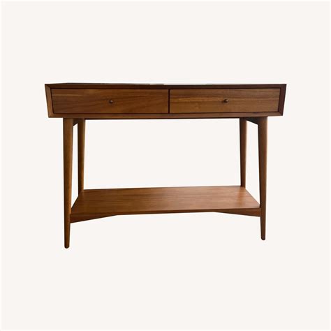 West Elm Mid Century Console Aptdeco