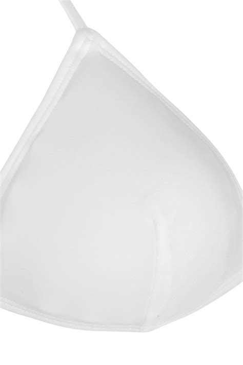 K R K Beyaz Klasik Gen Bikini