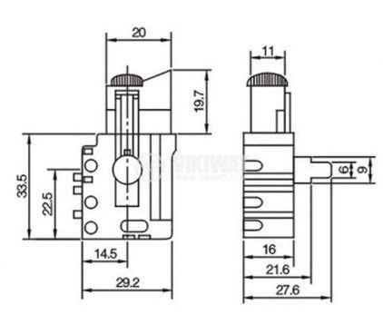Ключ за бормашина FA4-4/1BE-8 5A/250VAC