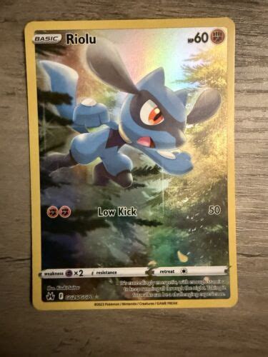 Riolu GG26 GG70 Crown Zenith Galarian Gallery Holo EBay