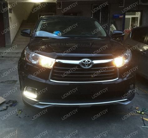 Toyota Highlander High Power LED Fog Lights Daytime DRL Kit