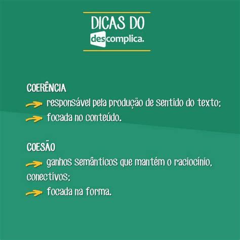 Coerencia E Coesao Textual - Coesão e Coerência Textual | Ortografia português, Duvidas de portugues ...