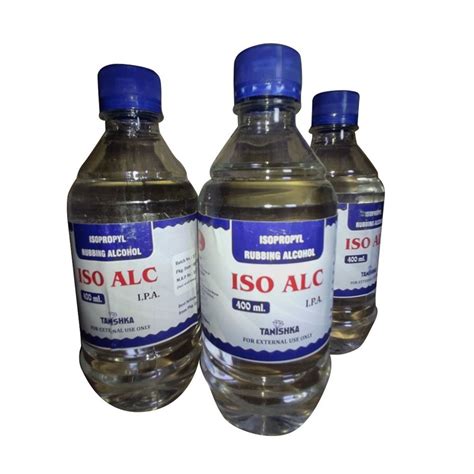 400ml Isopropyl Rubbing Alcohol Iso At Rs 80litre Isopropyl Alcohol