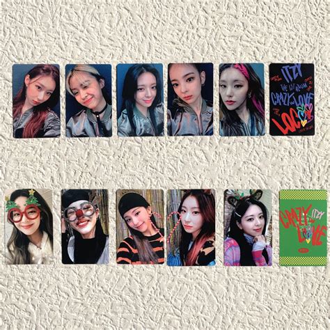 Kpop ITZY CRAZY IN LOVE WITHDRAMA FAN PHOTOCARD Shopee México