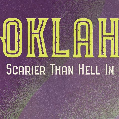 Fun Oklahoma Travel Poster Funny Wall Art Retro Travel | Etsy