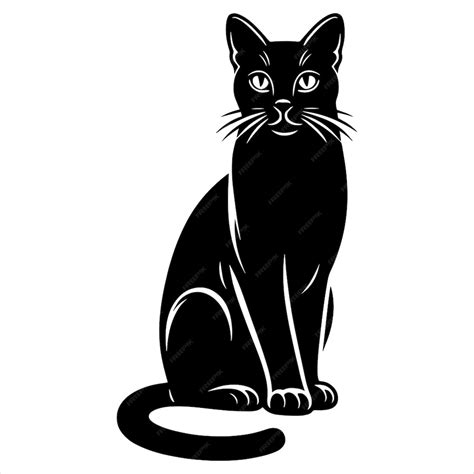Bombay Cat Sitting Svg Premium Ai Generated Vector