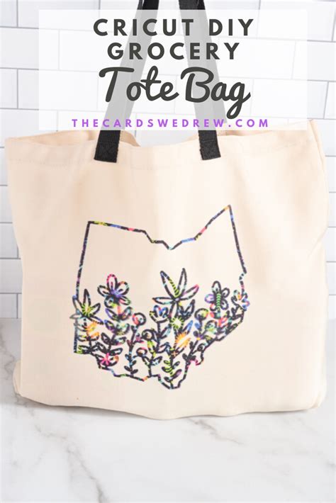 Diy Grocery Tote Bag With Cricut Infusible Ink