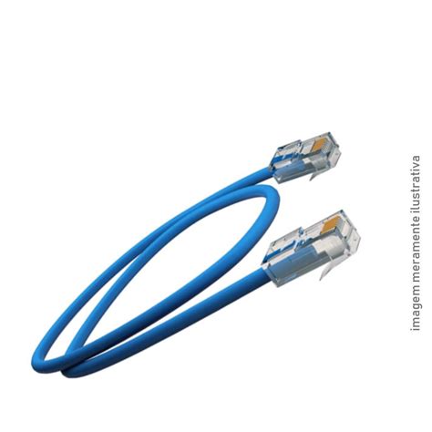 Patch Cord Cat5e 1 5mt Sohoplus Azul 35103000 Homologado Tecnovale